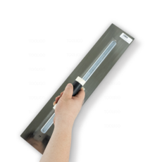 툴리버 0.4T 스테인리스 수지고대 스텐흙손 사각 미장칼 양고데, 100X500mm 20인치, 1개