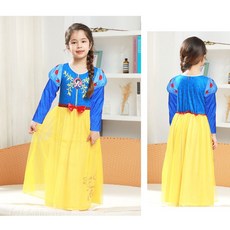 백설공주 일반형 긴팔 실내복 21 여아 원피스 코스튬 bil+555Lw