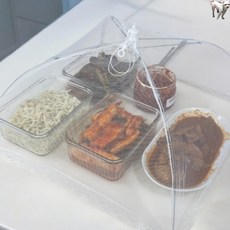꿀이맘쓰리 밥상 상보 푸드커버