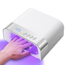 전문가용 UV LED 네일 램프 4가지 타이머 설정 36개 LED 비즈 미러 반사 베이스 및 스마트 적외선 센서 -, 03 미국