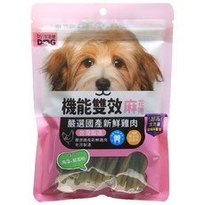 寵星球 汪洽普 機能雙效麻花捲潔牙骨 狗狗潔牙棒 大容量 台灣製 全齡犬適用, 1個, 海藻+鱉蛋粉