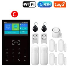 무선 스마트 홈 보안 보호 경보 시스템 오토메이션 지원, 03 A109S-C, 04 미국 플러그, 01 CHINA, 1개