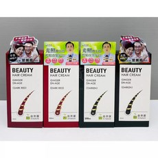 舒妃 自然匯 薑萃 髮麗霜 免沖洗 不含PPD, 1個, 100ml 黑棕