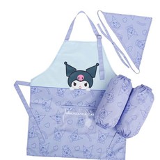 미술놀이 쿠로미 허니 앞치마 토시두건 3종세트