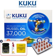 쿠쿠 초록홍합 오일 37000 뉴질랜드 초록입홍합 추출물 캡슐 120캡슐 1개, 120정