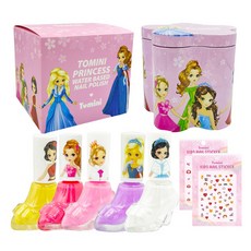 투미니 프린세스수성매니큐어, 프린세스핑크세트+네일스티커2장, 1개