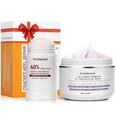 건조 균열 치유를 위한 40% 요소 크림 크랙 힐 리페어 밤 40% 발 최대 강도를 로션, 65 g (Pack of 2)