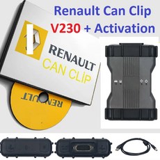 ZYLDIAG V230 WIFI USB 지원 Renault 용 클립 가능 Renault VCI 스캔 도구 용 진단 프로그래밍 다국어 클, USB WIFI Version