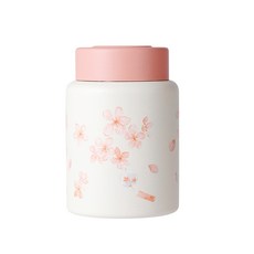 RENZHI 316不鏽鋼時尚卡通小燜燒杯 260mL, 粉色, 1個
