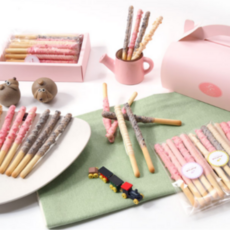 핑크롤 수제 빼빼로 막대과자 만들기 DIY 세트 키트, 1개