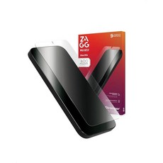 ZAGG Glass+ 삼성 갤럭시 S25 엣지 액정보호필름 - 극한의 충격 및 파손 보호 긁힘 방지 얼룩 방지 지문 스캐너 호환 보이지 않는 쉴드 쉬운 설치, Samsung Galaxy A26 5G