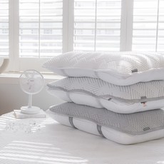 아이스 냉감 베개커버 밴딩 지퍼형 여름베개커버 1P 2P