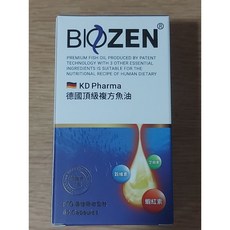 Biozen 貝昇 德國頂級複方魚油膠囊(60粒/盒)全新效期, 1個