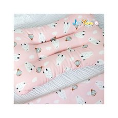 주니어 인견매쉬베개 퐁퐁핑크