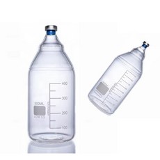 1000ml 고붕규산 유리 혐기성 발효병 폭발 방지 바닥 및 부틸 고무 마개 헤드스페이스 바이알, 03 500ml