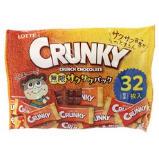 LOTTE 日本樂天 香脆巧克力無限酥脆包 32入, 1個, 112g