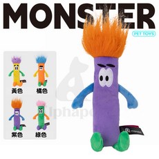 艾爾發寵物 Q-MONSTER丑條人系列 貓薄荷玩具 寵物啃咬玩具 貓咪玩具 多色可選 原創設計, 1個, Q-MONSTER丑條人 | 紫色, 紫色
