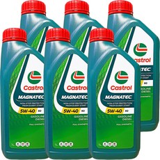 캐스트롤 마그네틱 SN C3 5W30 1L 휘발유/가솔린, 6개, 5w40