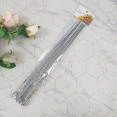 ABM 바베큐 1열 꼬치 10개입 캠핑용 스테인리스 바비큐 꼬지