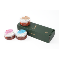 메가로 3종 젓갈선물세트 속초 중앙시장, 1.명란젓 2.낙지젓 3.오징어젓, 220g × 1개, 1