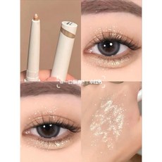 小奧汀 雙頭臥蠶筆 提亮筆 陰影筆, 02 浮光白金 （碎鑽淺香檳), 1個