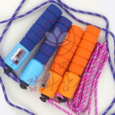 혜명잡화상사 줄넘기 숫자표기 뜀뛰기카운터 휴대용 카운팅 횟수측정 와이어로프