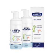 인비절라인 틀니세정제 유지장치세척 아딘폴 거품세정제 150ml 2개