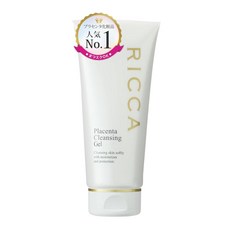 RICCA 플라센타 클렌징젤 150g / 고농도 생플라센타 메이크업 리무버 세안제생콜라겐 생히알루론산 촉촉함/각질/잡티/모공때 W세안 불필요 속눈썹 연장 사용 가능, 1개