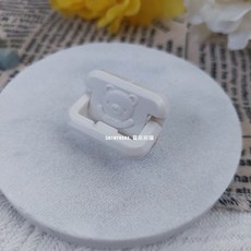 SHINYWAWA 插座保護蓋，二孔電源防觸電絕緣蓋, 1個, (現貨)小熊2孔安全保護蓋110V