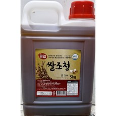 쌀조청 5kg 조청 1통 대용량조청 강정조청 오란다조청, 1개