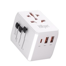 PD 고속충전 멀티 어댑터 전세계 여행용 멀티탭 돼지코 USB 콘센트 미국 유럽 일본 베트남 중국 홍콩 태국 필리핀 겸용, 1개 1개