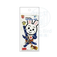 《嘟嘟鳥寵物》MARUKAN 兔用外出繩 寵物兔子牽引繩 安全外出 散步必備 藍 粉紅 深藍 紅, 深藍色, 1入