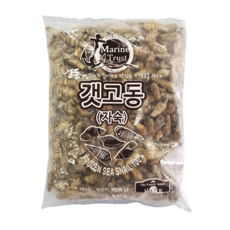 자숙 갯고동 다슬기 1kg, 1개