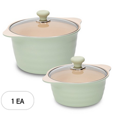 드림셰프 OSLO 인덕션 허브 냄비세트 2종, 1세트, 양수냄비 20cm + 곰솥냄비 26m, 혼합색상