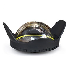SEA FROGS 수중 하우징용 67MM 돔 있는 렌즈 M67 방수 IPX8 카메라 보정 포트 포트 스레드가 60M 광각 하우징 케이스용 습식 /197피트까지