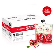 광야식품 생기석류 파우치 130ml 1BOX(30개입), 3.9L, 30개