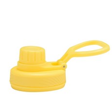 現貨速發 1L/650ML不鏽鋼保溫杯杯蓋 便攜提手運動水壺杯蓋 車載咖啡杯蓋 彩色手提隨身杯蓋, 檸檬黃（運動款）, 1個