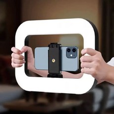 용 이트 스마트폰 링라이트 핸드폰 핸드폰 3색, 1개, A. 핸드헬드 링 라이트