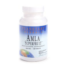 PLANETARY HERBALS Amla Superfruit 500 毫克片劑, 120顆, 1罐