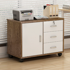 오아루 캐비넷 서랍장 수납장, 체리우드화이트