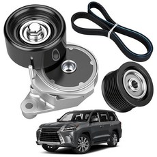 4627038AA 드라이브 벨트 키트 벨트 텐셔너 및 아이들러 풀리 포함 2012 2013 2014 2015 2016 2017 지프 랭글러 2018 지프 랭글러 JK 3., 4627038AA 드라이브 벨트 키트, 벨트 텐셔너 및