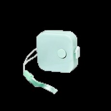 쥬얼리 제작용 미니 측정 플라스틱 눈금자 롤 테이프 정확한 공예 도구, 색상: 5. Square Green