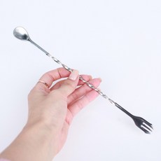 스텐 머들러 스틱 바스푼 26cm, 1개