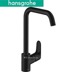 hansgrohe Focus M41 廚房龍頭(霧黑) 31820-67, 1個