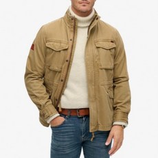 Superdry M65 軍裝夾克 重磅純棉 復古卡其, 卡其沙色,S, 1個