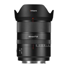 7artisans 七工匠 L마운트 AF 85mm f/1.8 단초점 렌즈 풀 사이즈 렌즈 오토포커스 교환 렌즈 블랙 (2년 보증 포함)