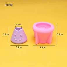 시멘트 시계 장식 실리콘 몰드 홈 DIY 수제 콘크리트 둥근 대형