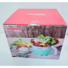 旺德WONDER 1.0L 安全防燙 小家庭適用 多功能料理鍋, WH-K33雙層防燙不鏽鋼美食鍋