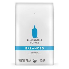 Blue Bottle 원두 유기농 커피 밸런스드 미디엄 로스트 355ml(12온스) 백 169872, 균형 잡힌, 1개, 1개입