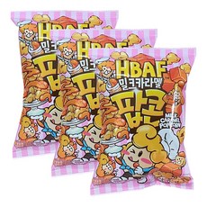 바프 밀크카라멜 팝콘, 80g, 3개